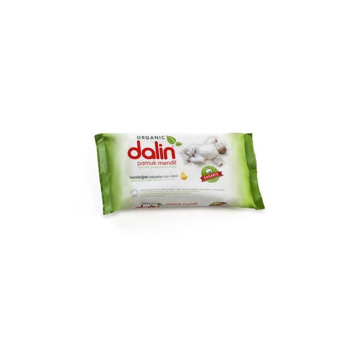 Dalin Yeni Doğan Bebekler İçin Organik Pamuklu Mendil