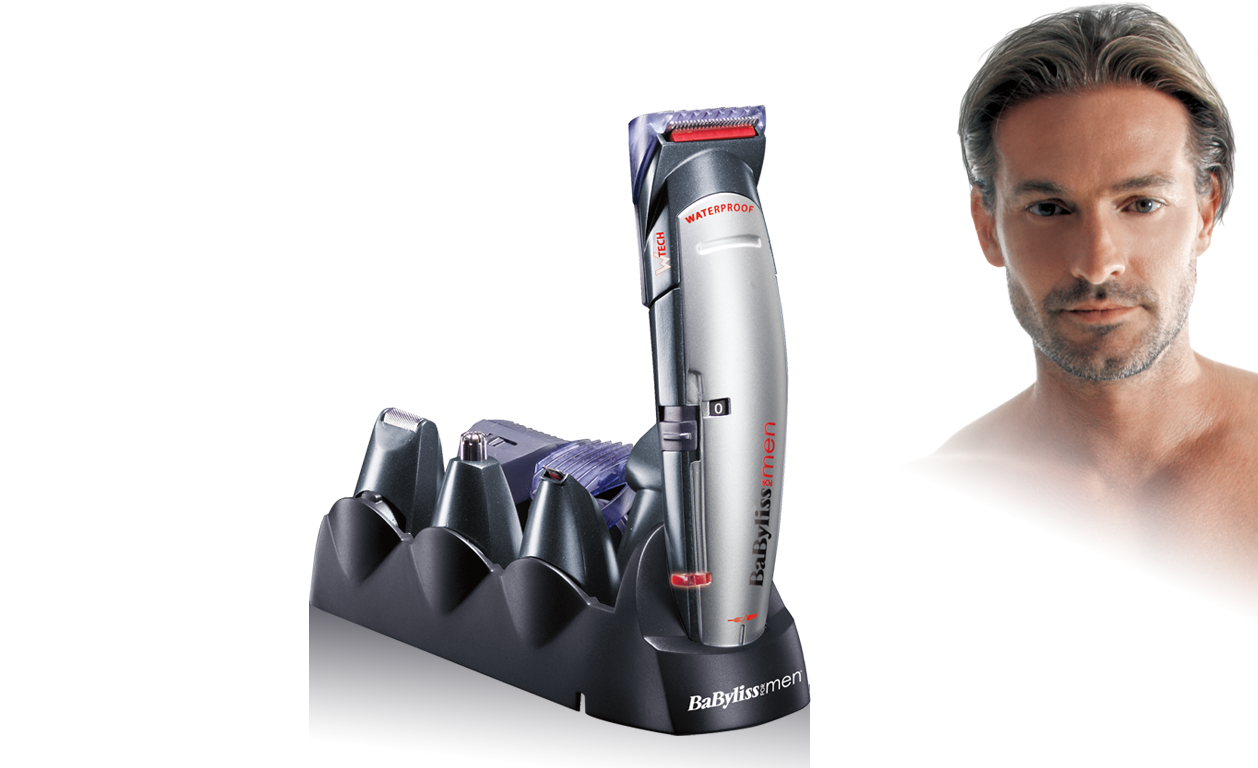 Babyliss E837E Komple Erkek Bakım Seti - Yüz, Saç, Vücut