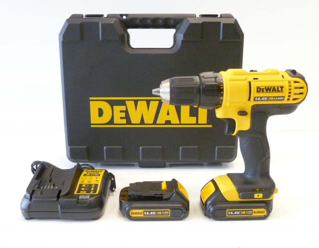 Dewalt DCD734C2 14,4 Volt Lityum Çift Akülü Vidalama