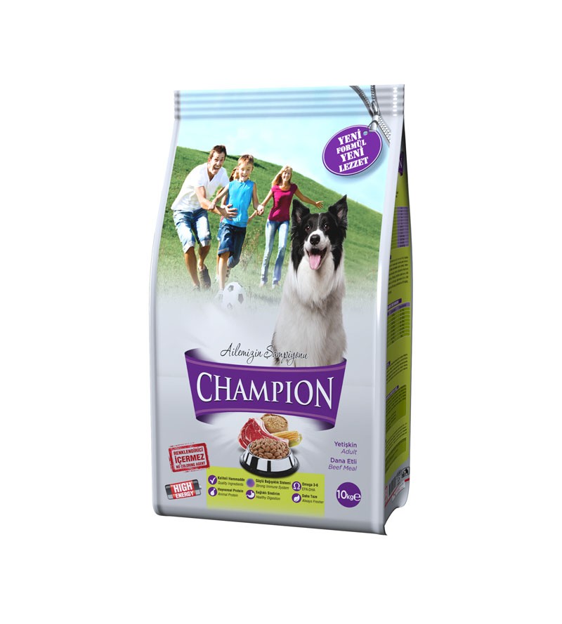 Champion Dana Etli Köpek Maması (Çalışan ve Aktif Köpek) 10 kg