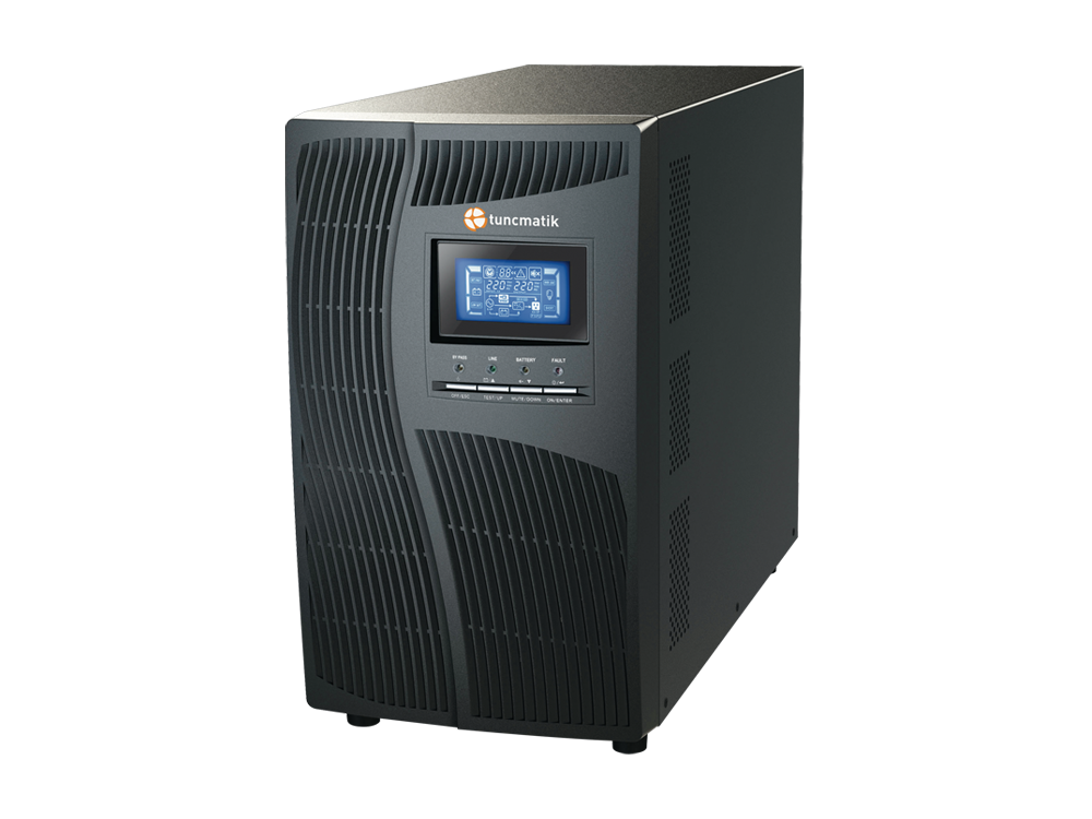 Tunçmatik Newtech Pro X9 Dsp 6 Kva 1/1 (16*12V 9Ah Yuasa) On-Line Ups Lcd