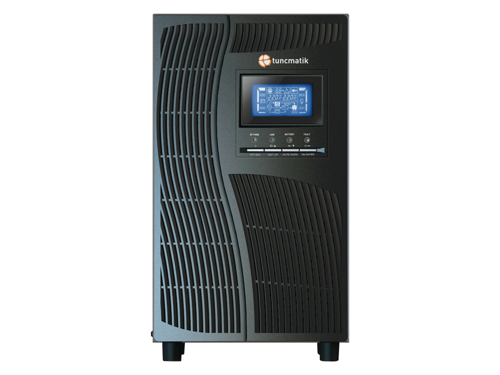 Tunçmatik Newtech Pro X9 Dsp 10 Kva 1/1  (20*12V 9Ah Yuasa) On-Line Ups Lcd