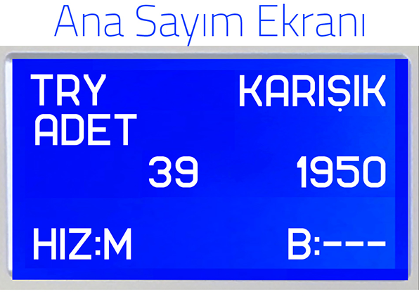 HTM Mini Tiger Karışık Para Sayma Makinesi