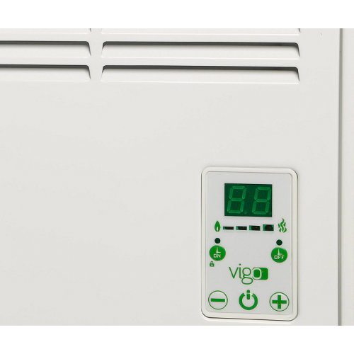 Vigo EPK4590E20B Elektrikli Panel Konvektör Isıtıcı Dijital 2000 Watt Beyaz