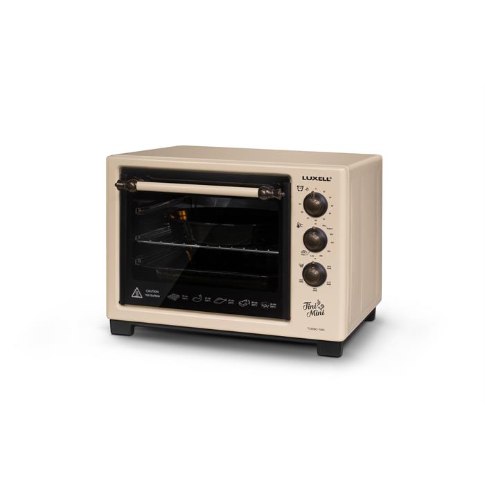 Luxell Mini Fırın LX-8589 Tini Mini Krem 20 Litre
