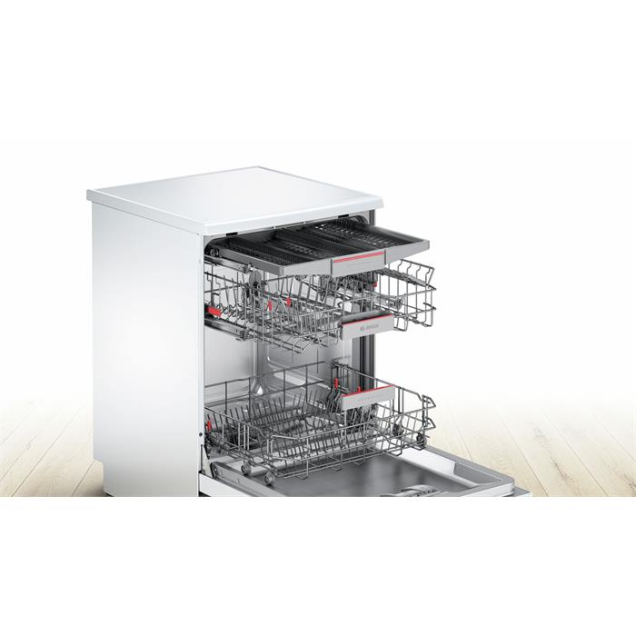 Bosch SMS67NW00T Bulaşık Makinesi 7 Program Beyaz