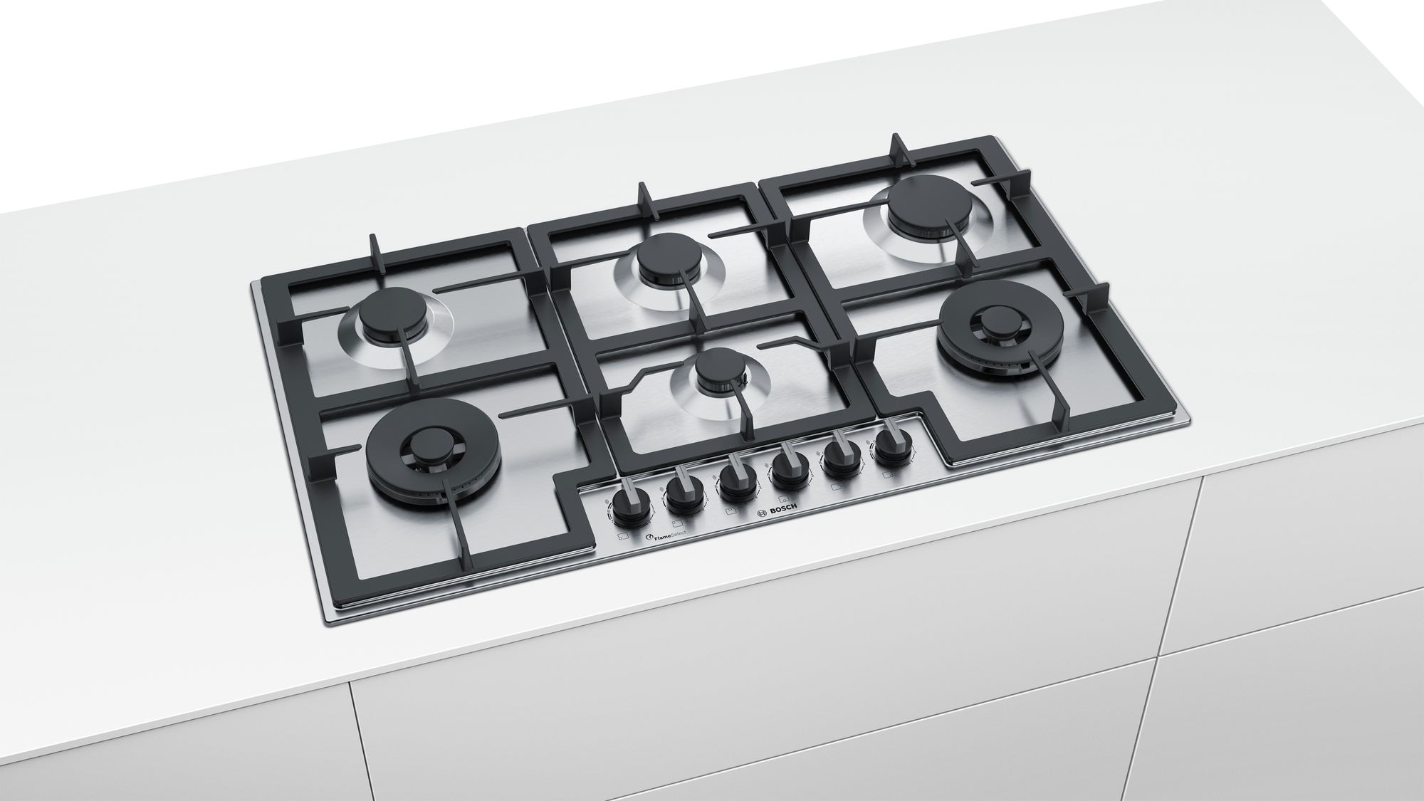 Bosch PCT9A5B90 Kendinden Kumandalı, Gazlı Ankastre Ocak