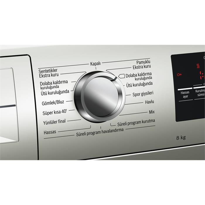 Bosch WTR85V0STR A++ 8 kg Çamaşır Kurutma Makinesi