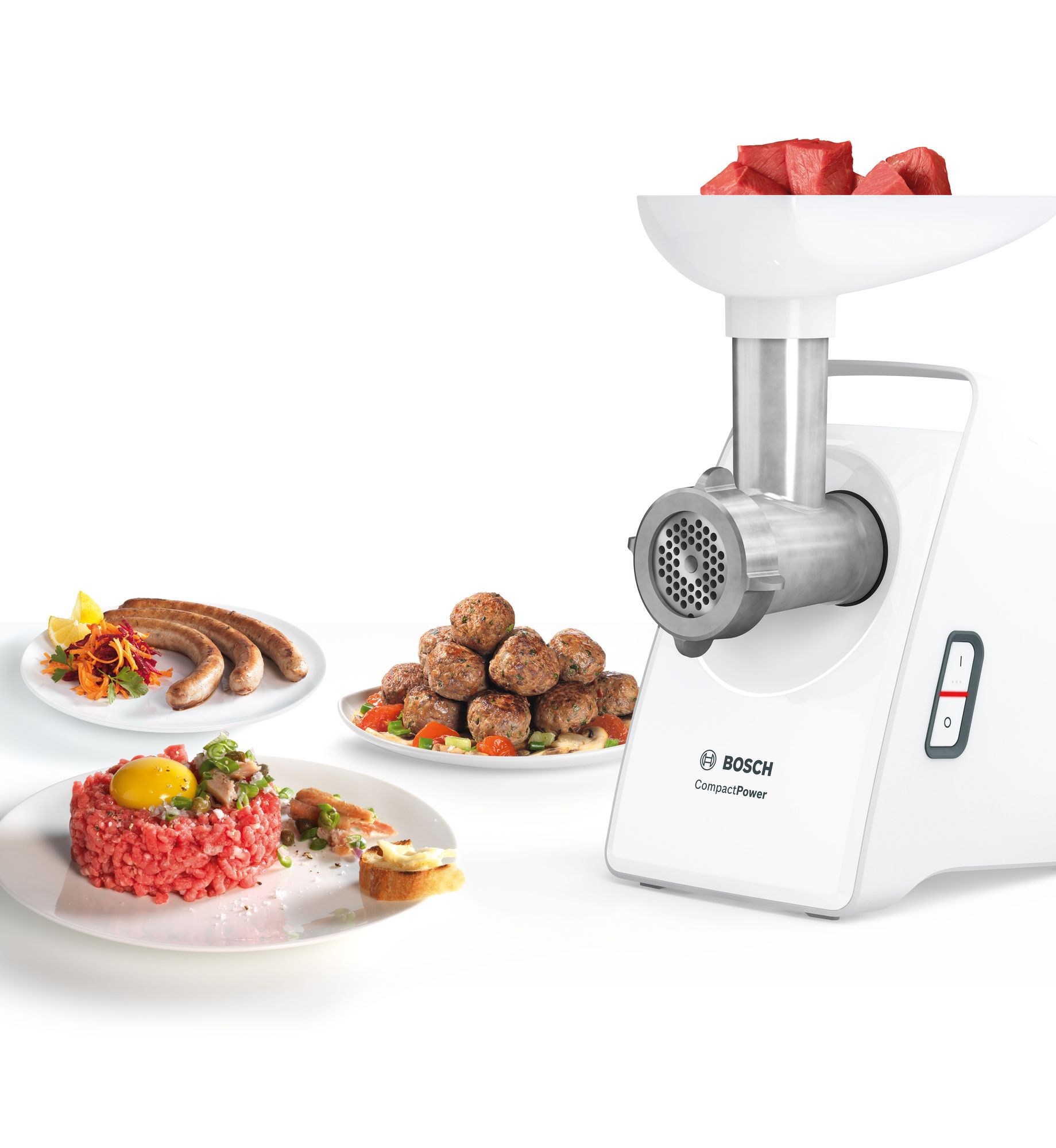 Bosch MFW3520W Compact Power Kıyma Makinesi Beyaz