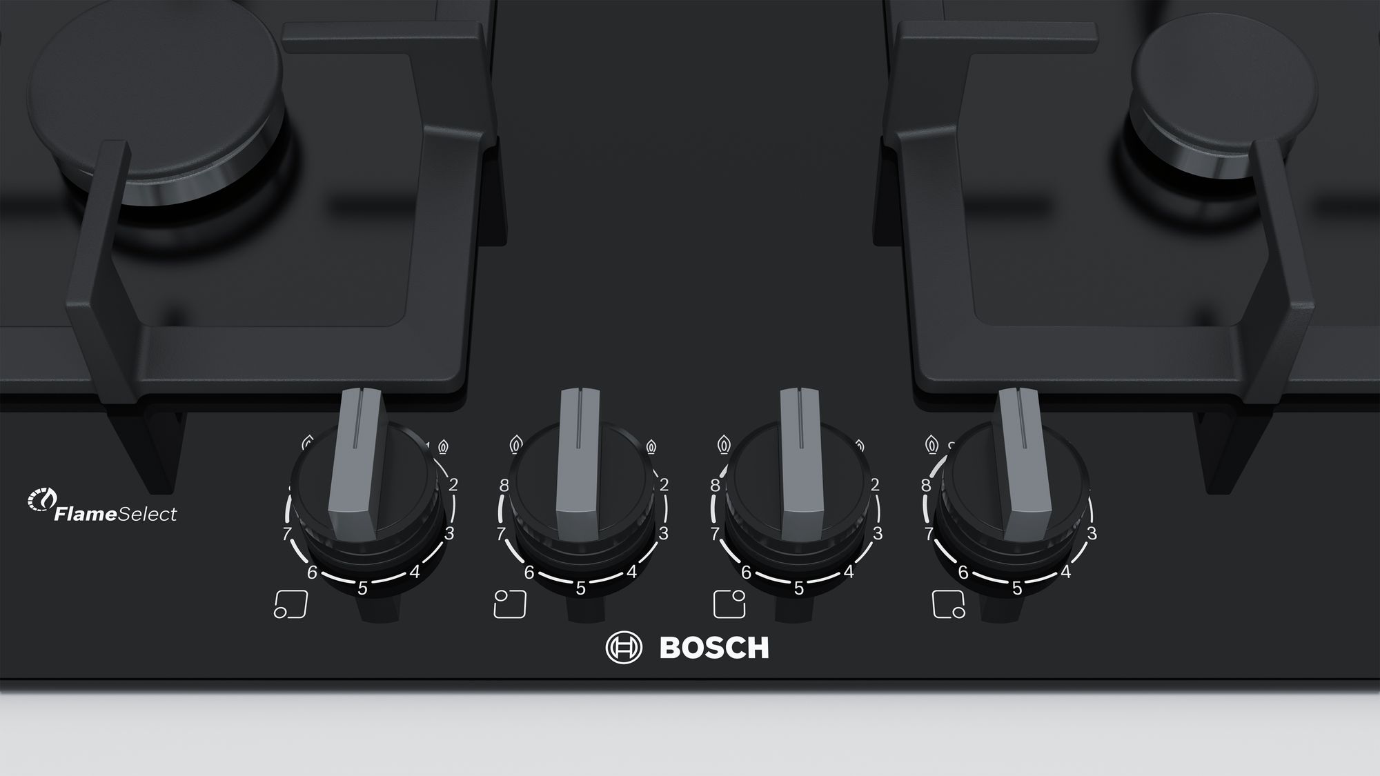Bosch PPH6A6B20 Wok Gözlü Siyah Cam Ankastre Ocak