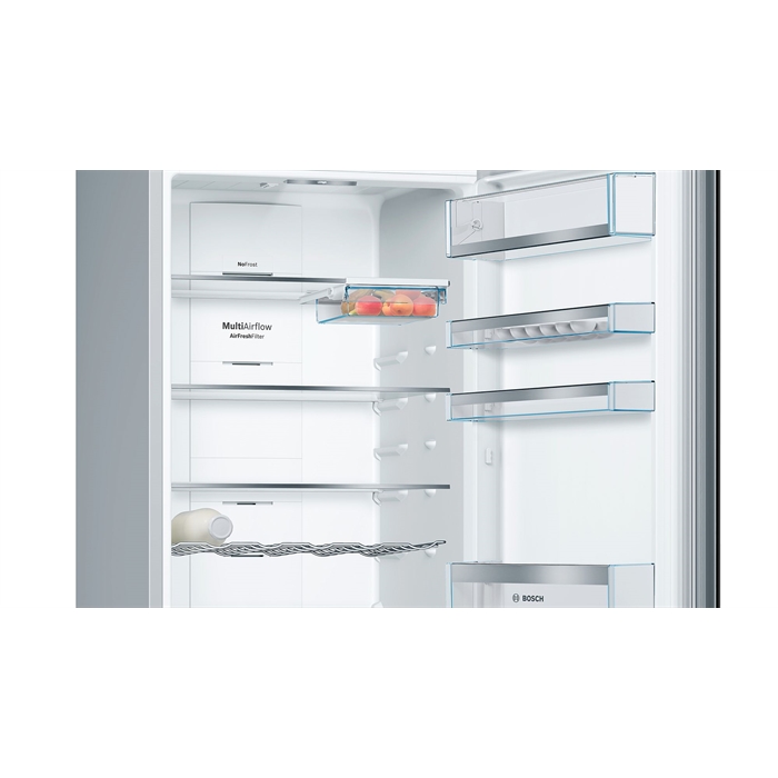 Bosch KVN56IZ3AN NoFrost, Alttan Donduruculu Buzdolabı Mat Siyah A++