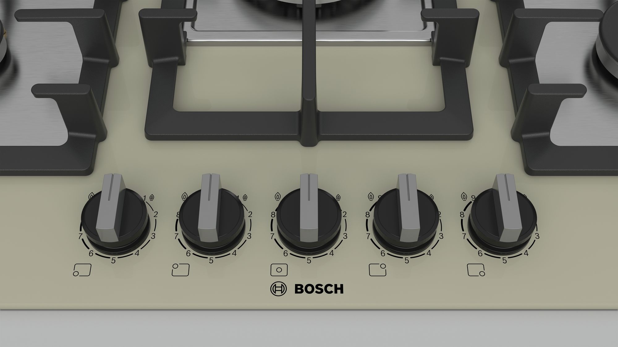 Bosch PPQ7A8B90 75 cm Wok Gözlü Camlı Ankastre Ocak
