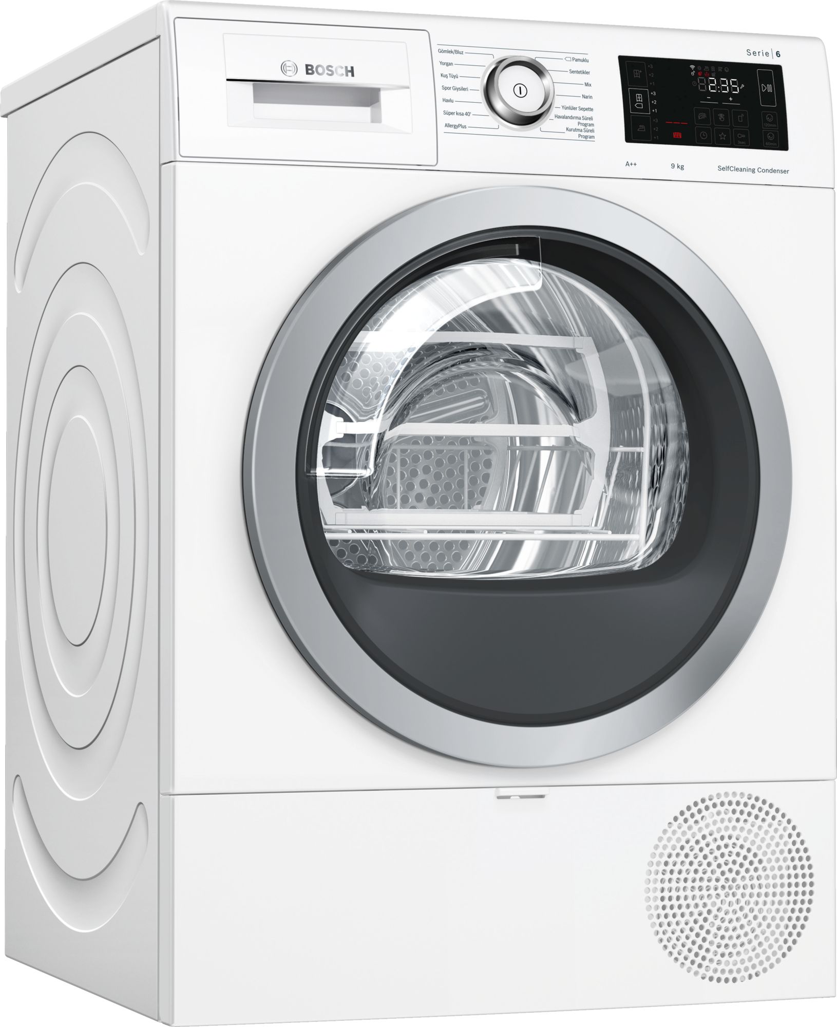 Bosch WTWH8760TR Kurutma Makinesi 9 Kg A++ Isı Pompalı
