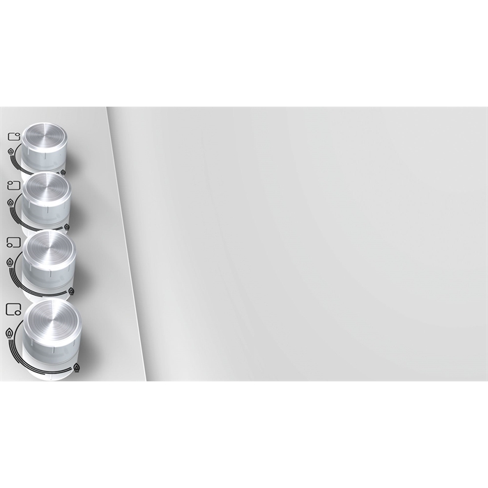 Bosch POP6C2B11L LPG'li Beyaz Cam Ankastre Ocak