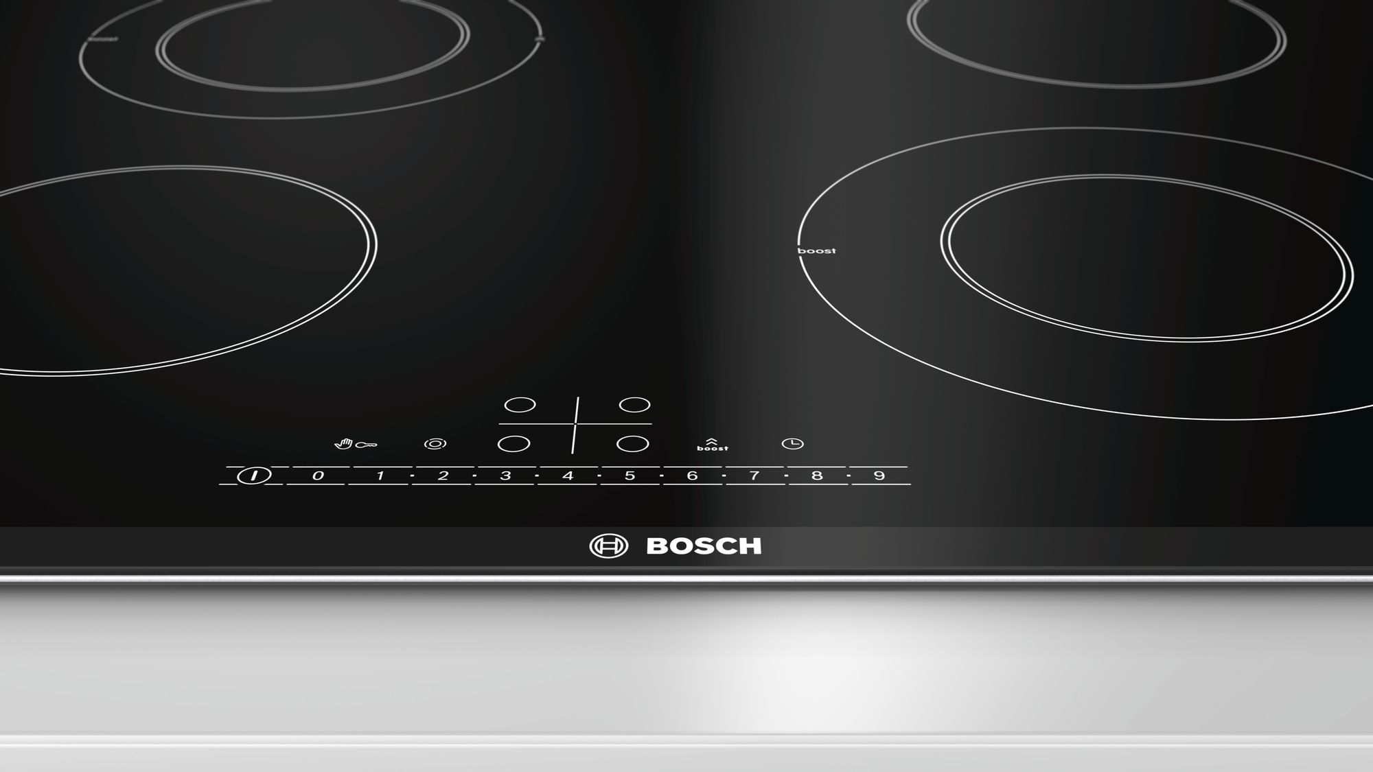 Bosch PKG775FP1E Siyah Seramik Elektrikli Ankastre Ocak