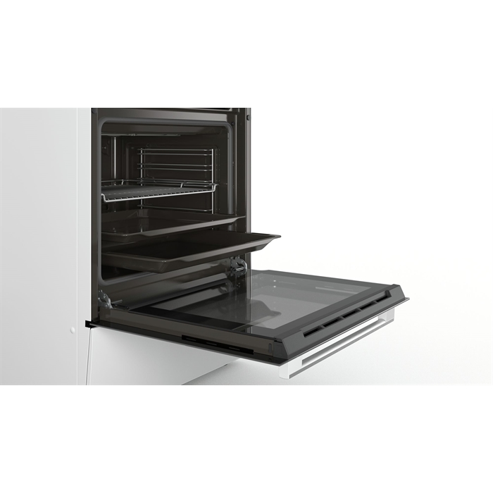 Beyaz Serie | 4 Bosch HXA090H20T Beyaz Ocaklı Fırın