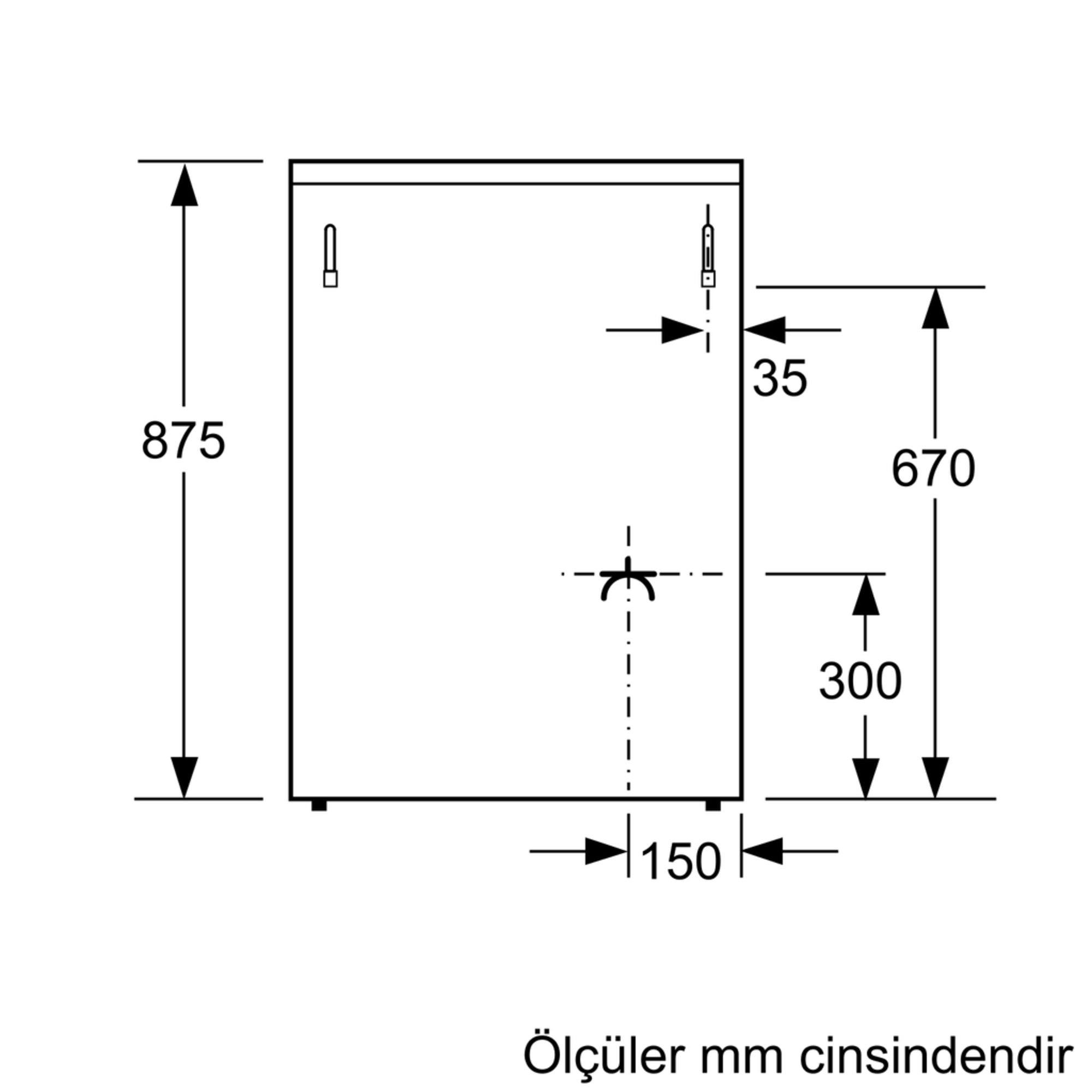 Bosch HXA060D29T Beyaz Ocaklı Fırın