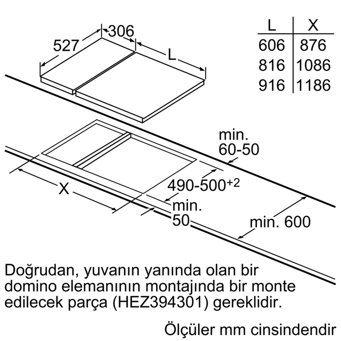 Bosch PRA3A6D70 Serie 8 Gazlı Domino Ocak 30 cm