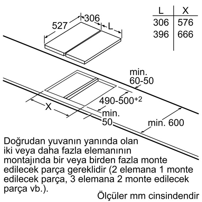 Bosch PRA3A6D70 Serie 8 Gazlı Domino Ocak 30 cm