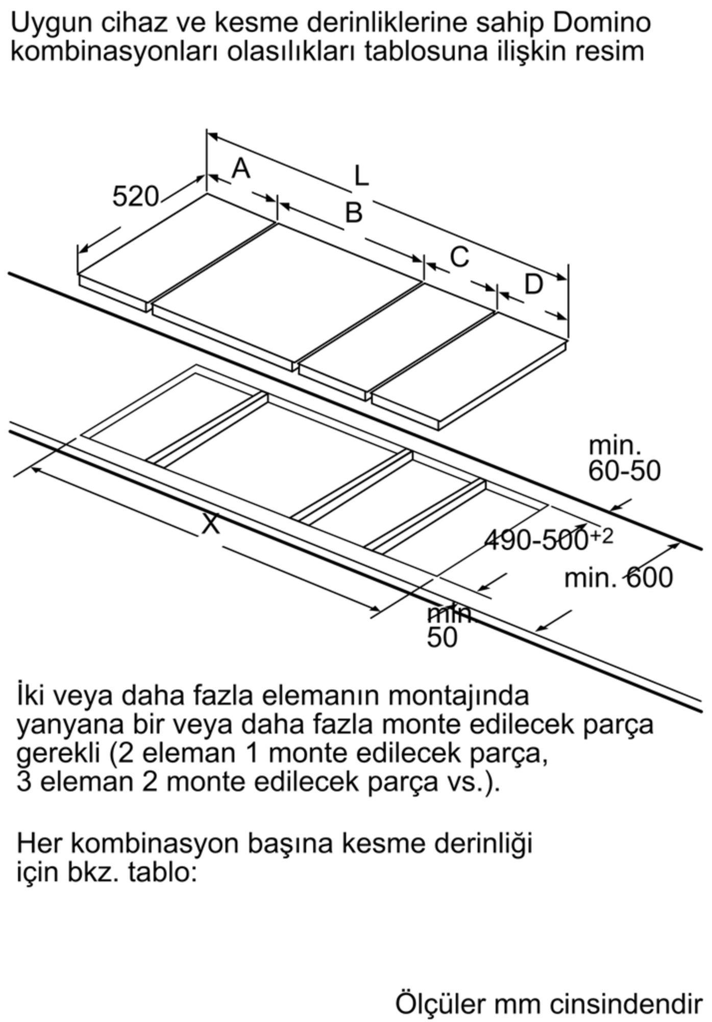 Bosch PRB3A6D70 Serie 8 Gazlı Domino Ocak 30 cm