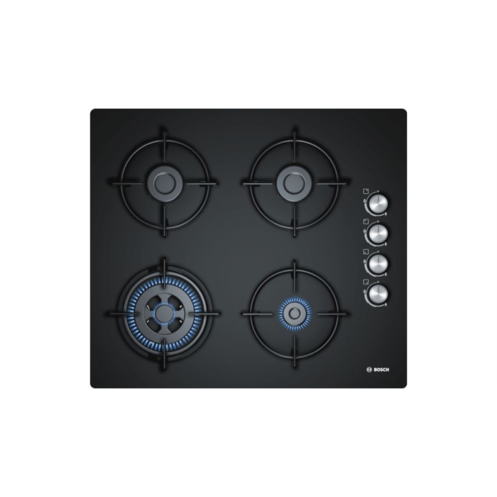 Bosch POH6C6B11L LPG'li Wok Gözlü Siyah Cam Ankastre Ocak