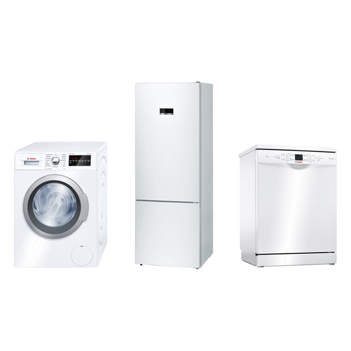 Bosch Üçlü Set KGN56VW30N, SMS44DW00T, WAT24480TR - BGN2A111 Süpürge Hediye!