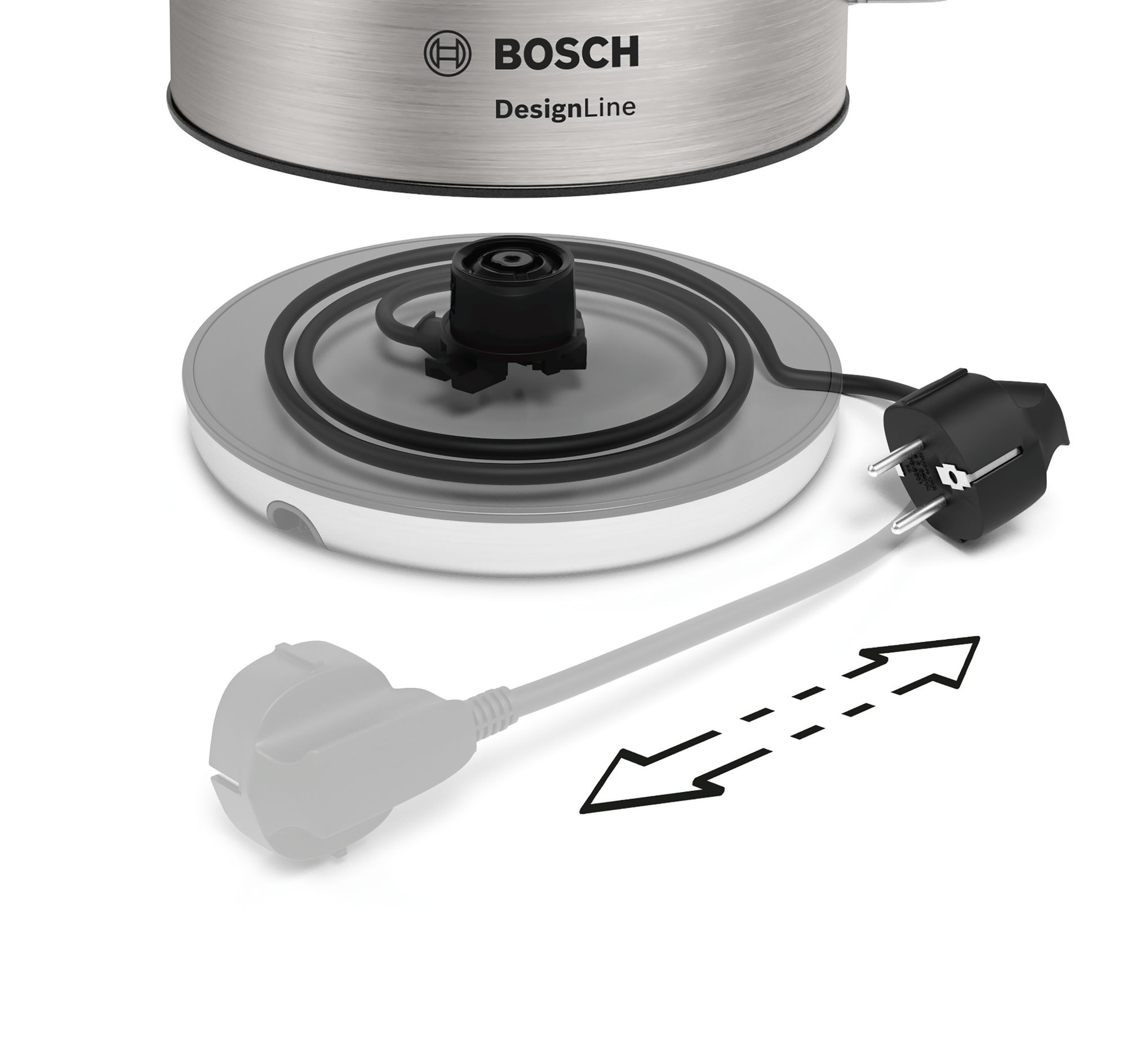 Bosch TWK4P440 2400 W 1.7 lt Çelik Kettle