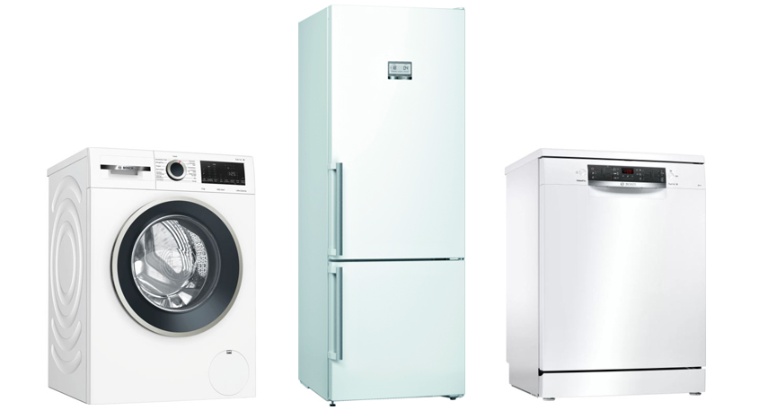 Bosch Beyaz Eşya Seti KGN56AWF0N, SMS46JW01T, WGA141X0TR 