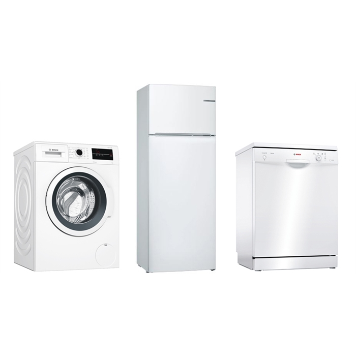 Bosch Beyaz Eşya Seti KDN53NW23N, WAJ20170TR, SMS23BW00T - BGN2A111 Süpürge Hediye!