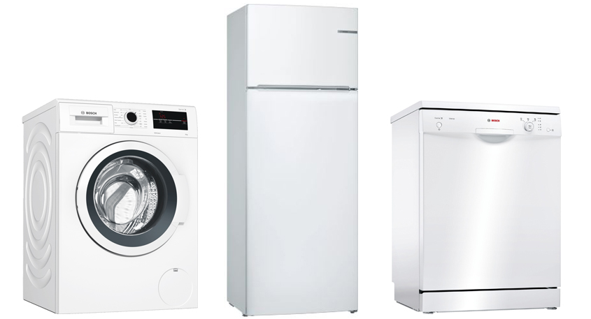 Bosch Beyaz Eşya Seti KDN53NW23N, WAJ20170TR, SMS23BW00T - BGN2A111 Süpürge Hediye!