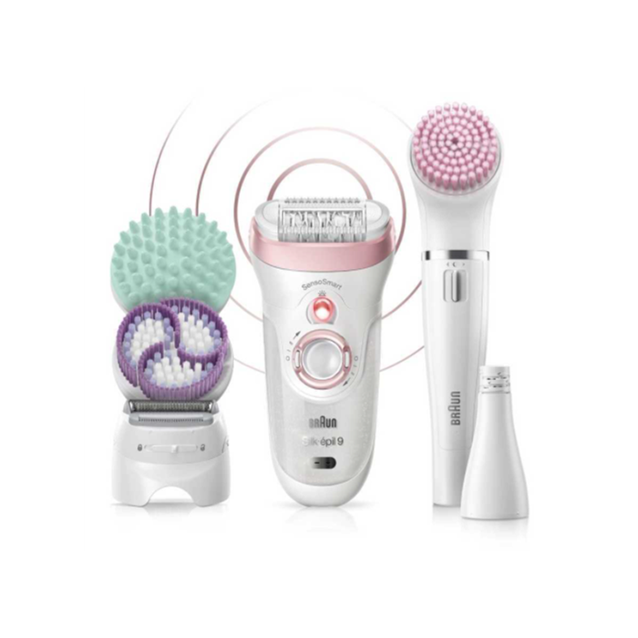 Braun Silk Epil 9-995 SensoSmart FaceSpa Güzellik Seti Islak Kuru Epilatör