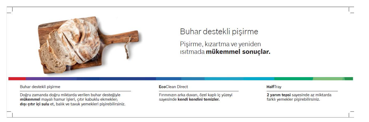 Bosch HIF534EB0T AddedSteam Buhar Destekli Ankastre Fırın