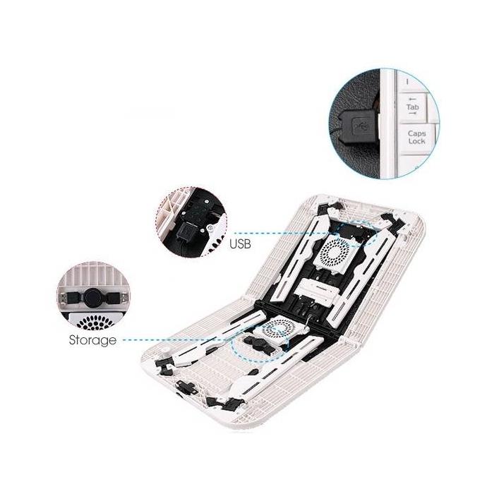 N-Desk 09 Katlanabilir Soğutuculu Laptop Masası