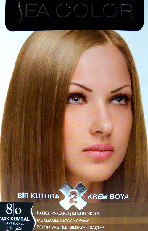 Sea Color Açık Kumral Saç Boyası Seti (1 Tüp Hediye)
