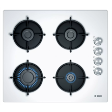 Bosch POP6C2O10O Doğalgazlı Beyaz Cam Ankastre Ocak
