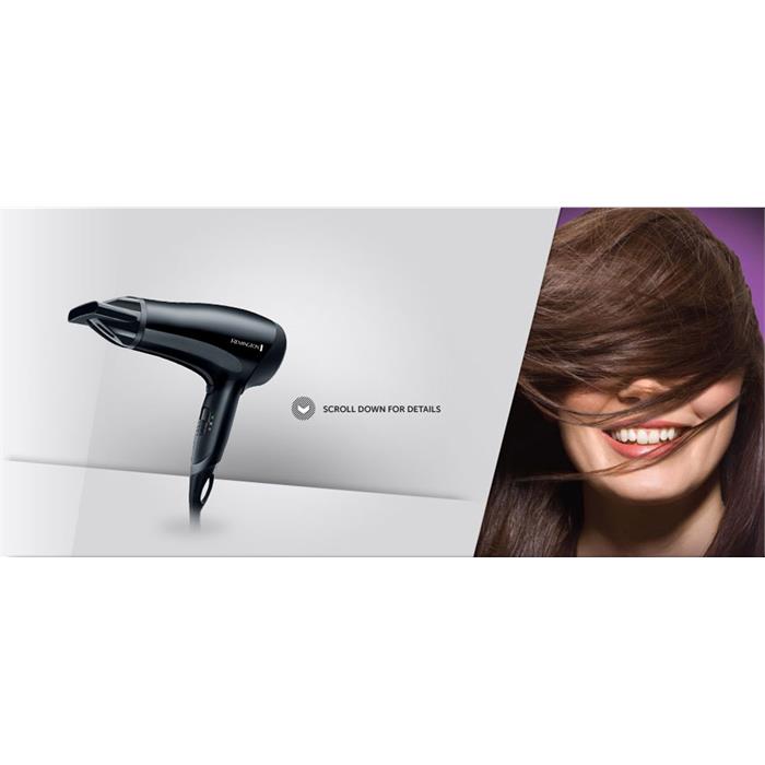Remington D3010 Power Dry 2000 W İyonlu Saç Kurutma Makinesi