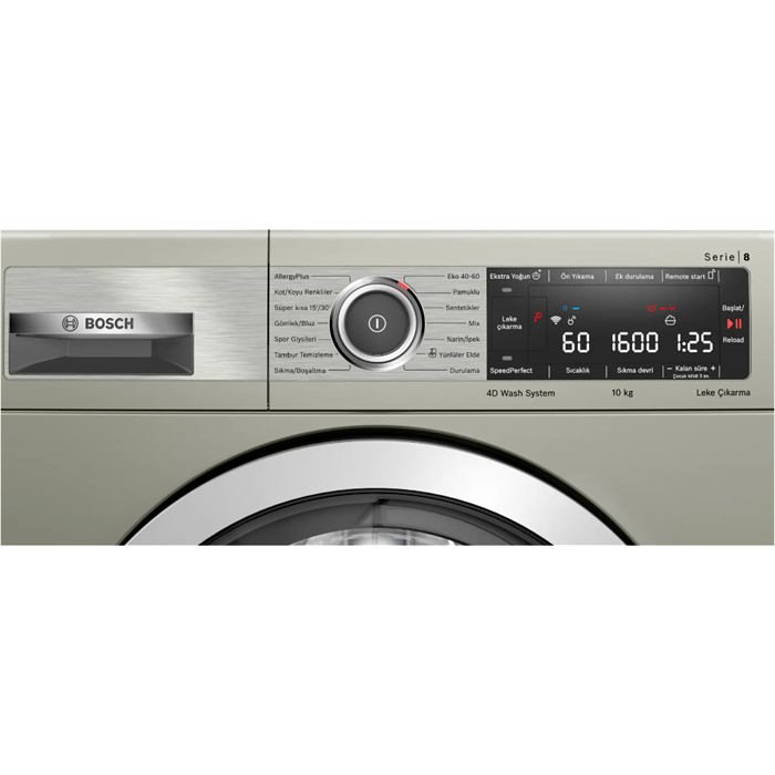 Bosch WAX32MHXTR 1600 Devir 10 kg Çamaşır Makinesi