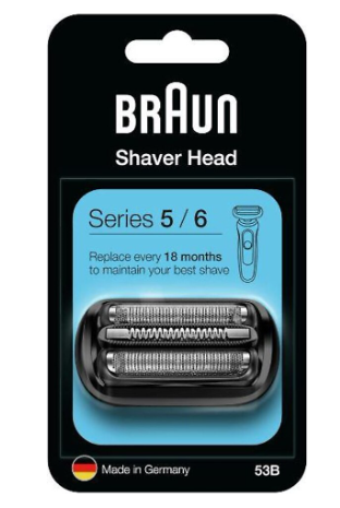Braun 5 Series 53B Tıraş Makinesi Yedek Başlığı Siyah