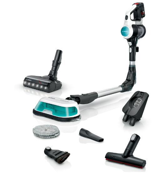 Bosch BCS71HYG1 ProHijyenik Aqua White Islak Kuru Akülü Dikey Süpürge
