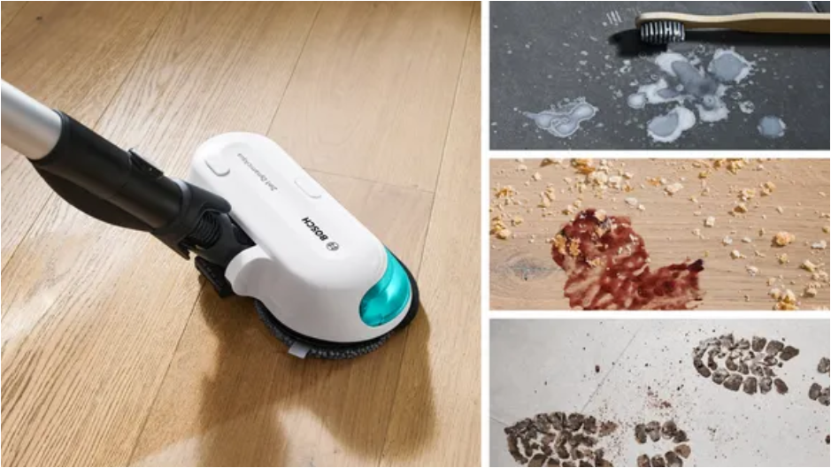Bosch BCS71HYG1 ProHijyenik Aqua White Islak Kuru Akülü Dikey Süpürge