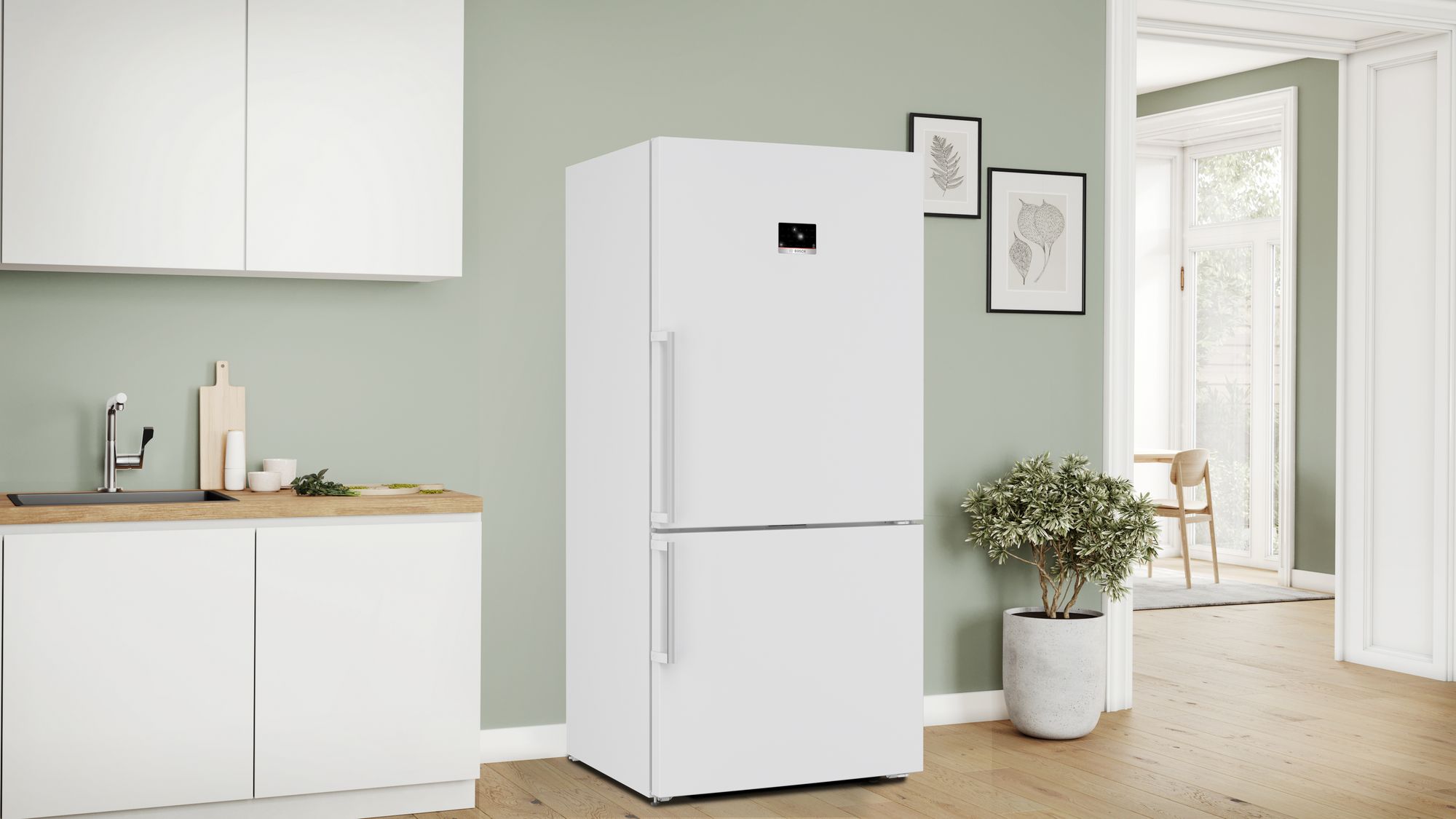 Bosch KGP86FWC0N Kombi No Frost Buzdolabı