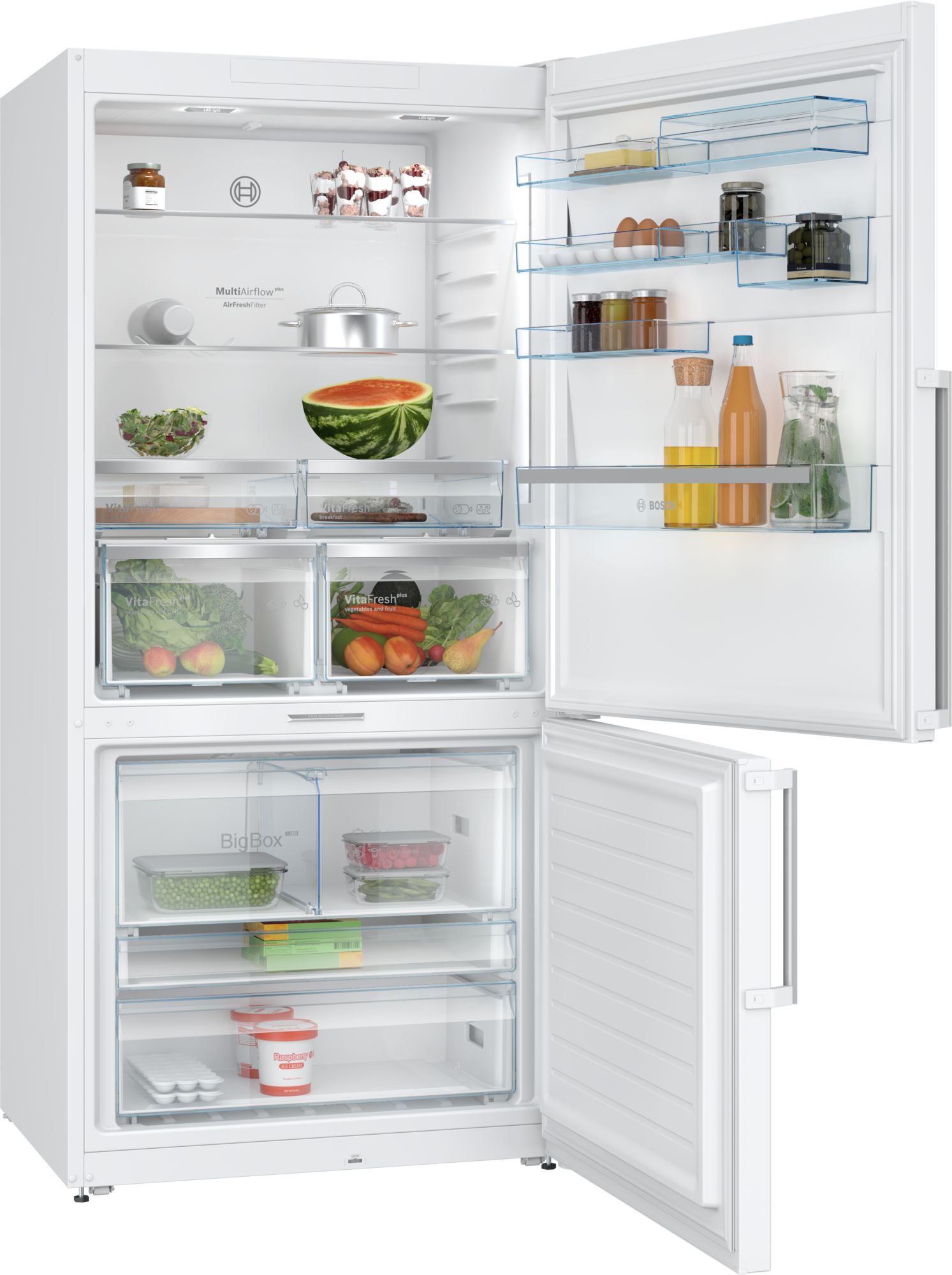 Bosch KGP86FWC0N Kombi No Frost Buzdolabı