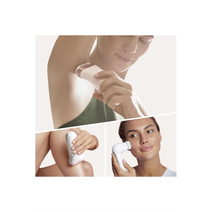 Braun Kablosuz Silk-épil 9 9855 Sensosmart, Kablosuz, Islak & Kuru, 3'ü 1 Arada Epilatör