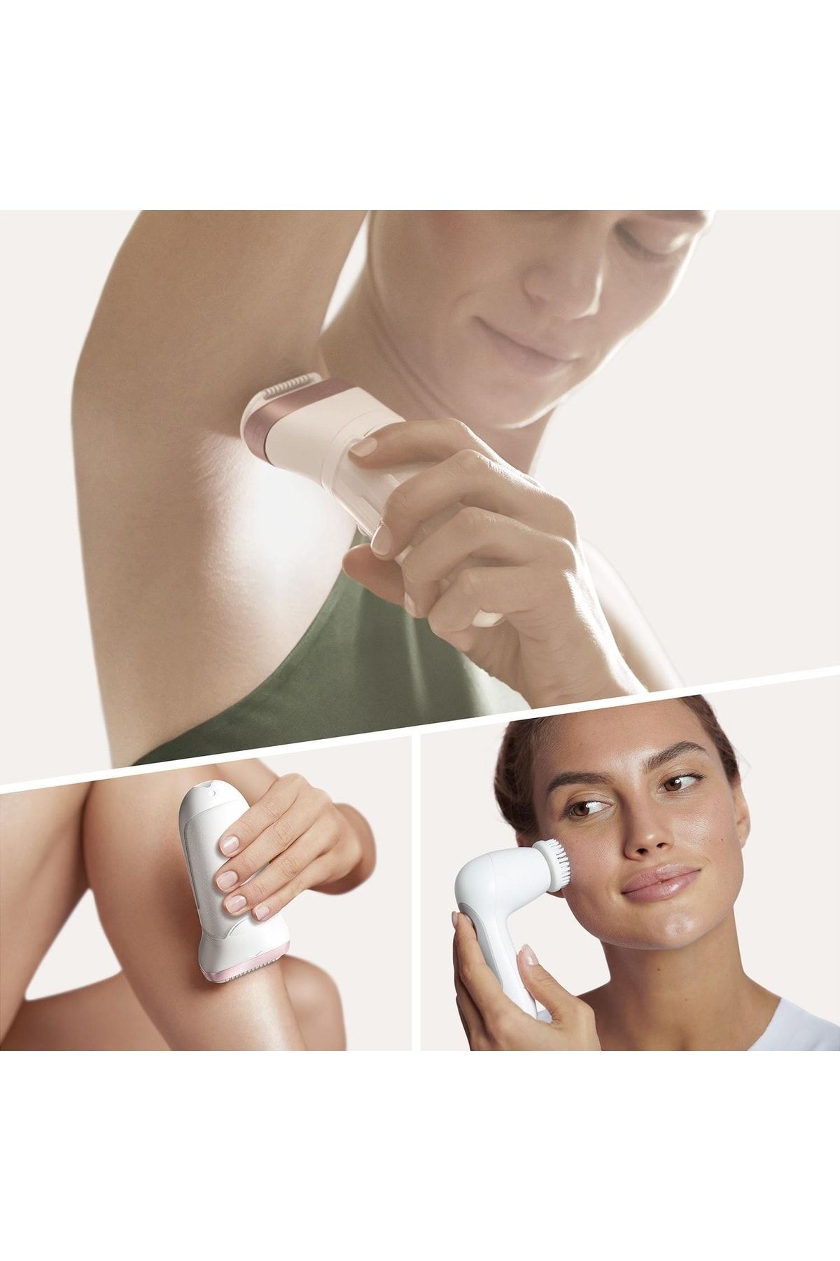 Braun Kablosuz Silk-épil 9 9855 Sensosmart, Kablosuz, Islak & Kuru, 3'ü 1 Arada Epilatör