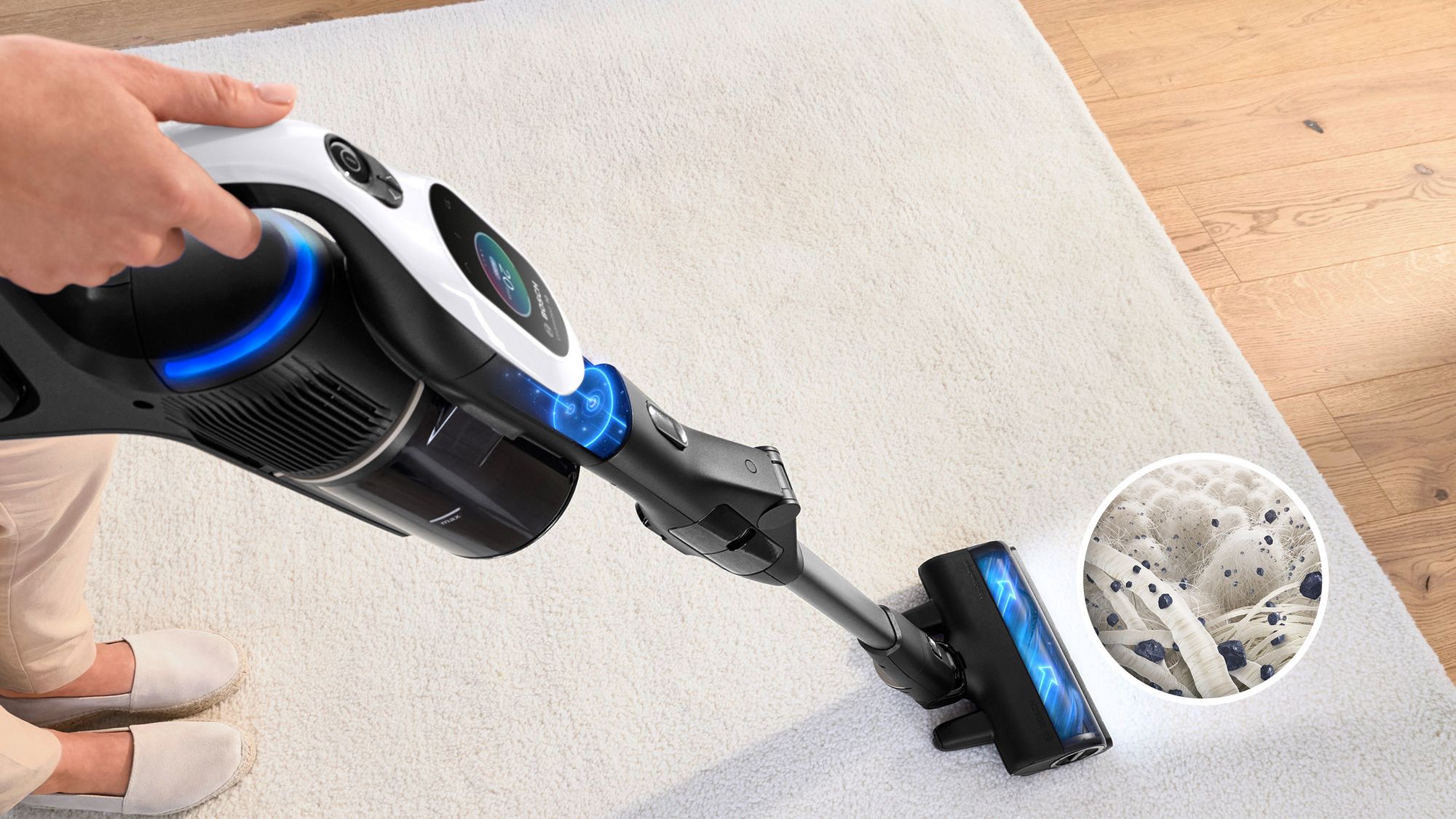 Bosch Unlimited Serie 10 BCS1041WAC Şarjlı Süpürge