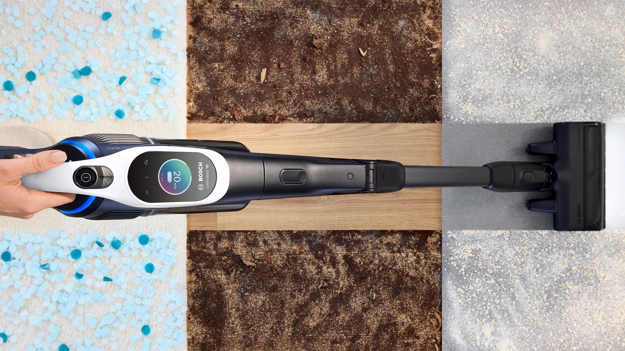 Bosch Unlimited Serie 10 BCS1041WAC Şarjlı Süpürge