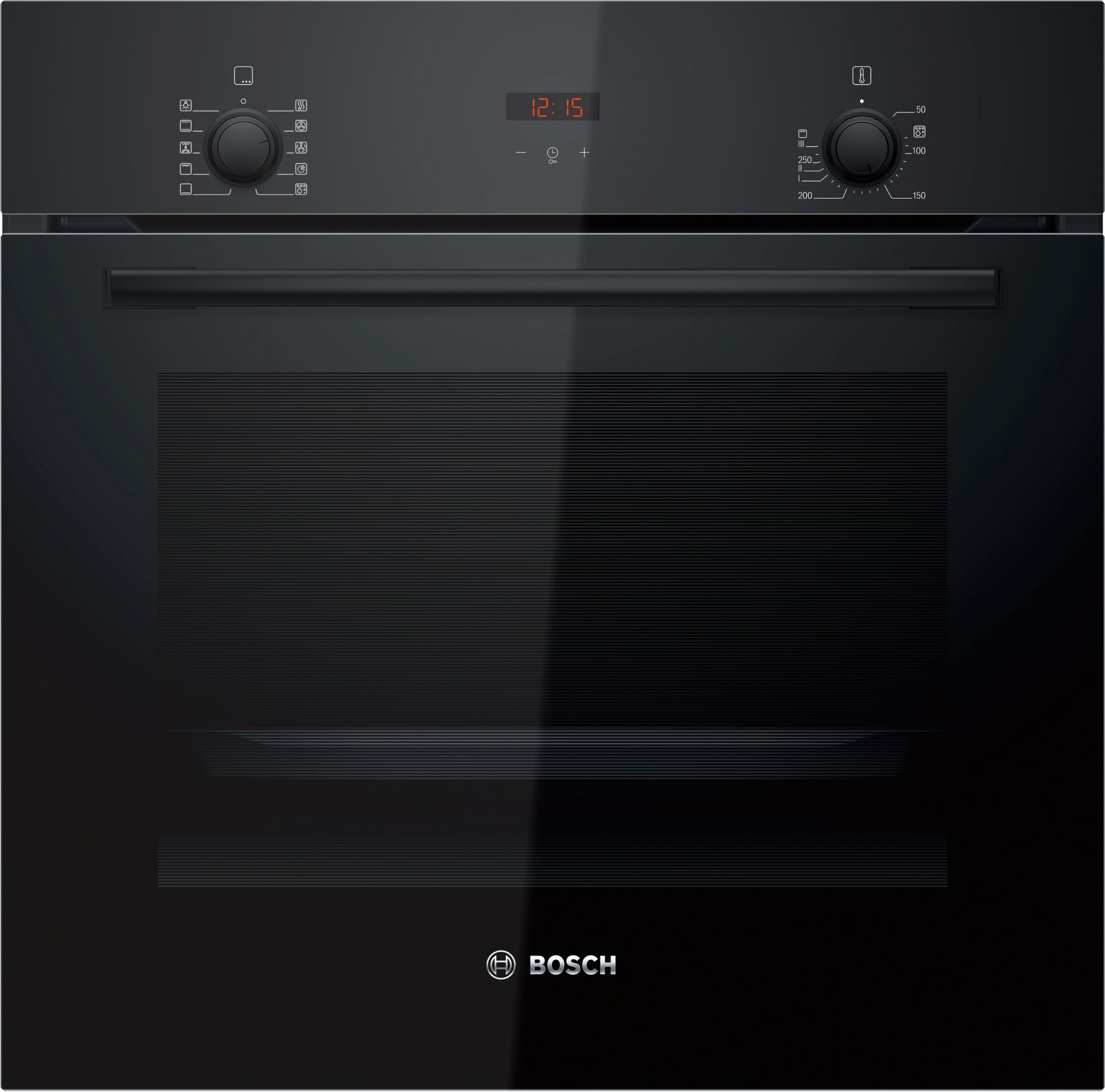 Bosch HBF512BB1T Serie 2, Ankastre Fırın, 60 x 60 cm, Siyah