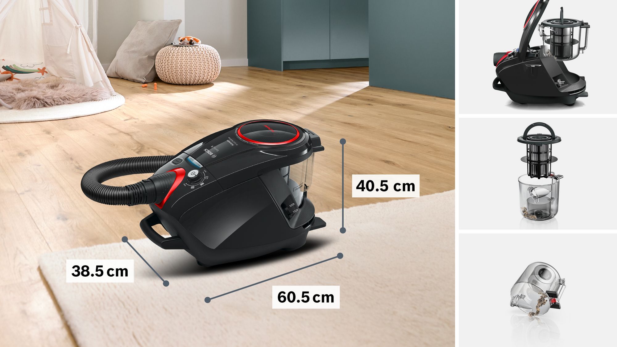 Bosch BGS7POW2 800 W Toz Torbasız Süpürge