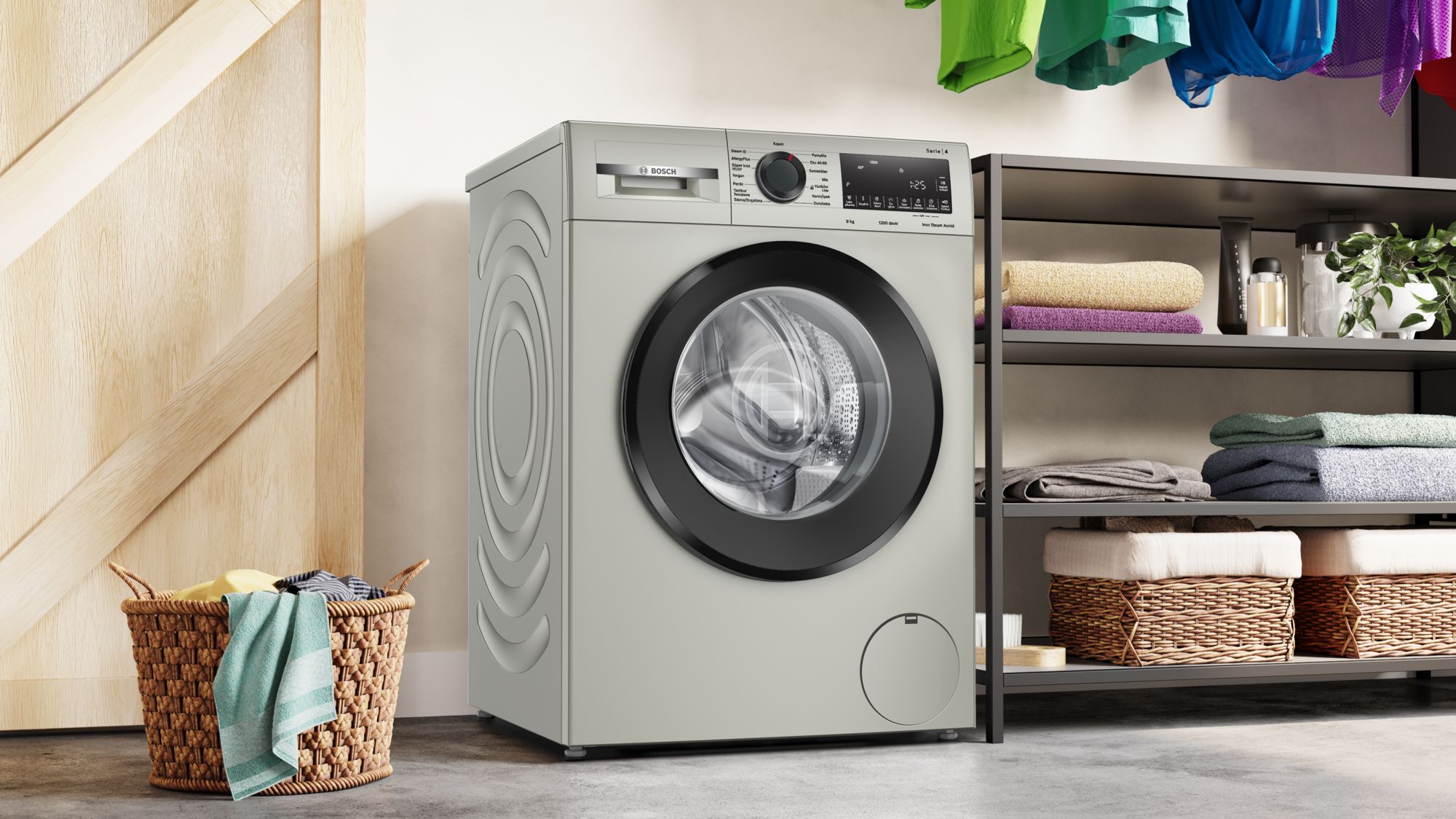 Bosch WGA242ZXTR 9 kg 1200 Devir Çamaşır Makinesi