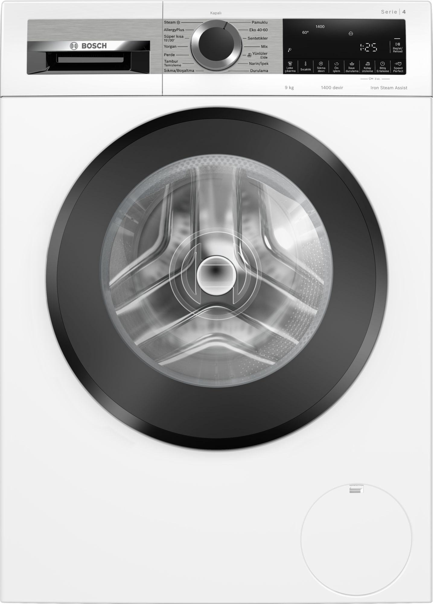 Bosch WGA244Z1TR 1400 Devir 9 kg Çamaşır Makinesi
